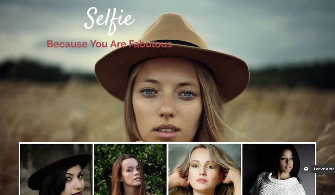 Selfie – Free Divi Page Layout